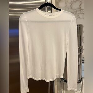 Zara mesh long sleeve shirt